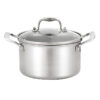 YUTAI 304 Composite Steel Stainless Steel Soup Pot 20-24CM Kitchenware