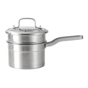 YUTAI Two-layer Steel Sauce PanSaucepan Steamable Eggs pot