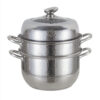 YUTAI 28CM stainless steel steamer with Polygon pattern