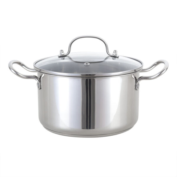 YUTAI cookware stainless steel Casserole with Wire Handle 2.7QT-5QT