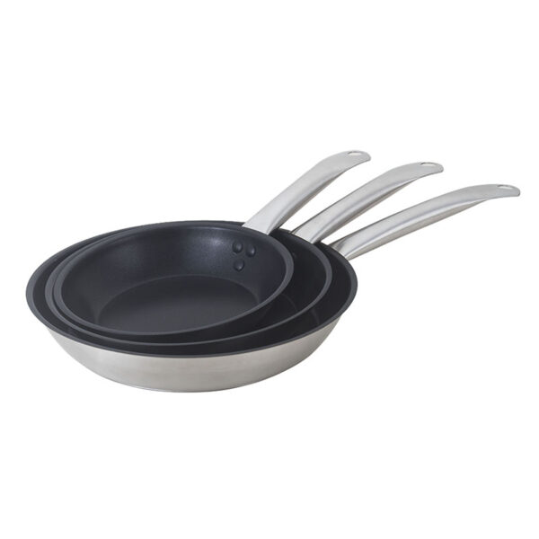 YUTAI factory Stainless Steel 8, 10, 12 Inch Frying Pans Nonstick