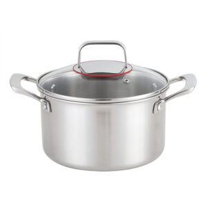 YUTAI factory Tri-Ply clad Stainless Steel cookware stockpot 2- 4 Qt