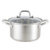 wholesale 2.5 Quart Stainless steel Sauce Pot Casserole Pan Stockpot saucier