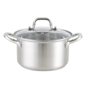 wholesale 2.5 Quart Stainless steel Sauce Pot Casserole Pan Stockpot saucier